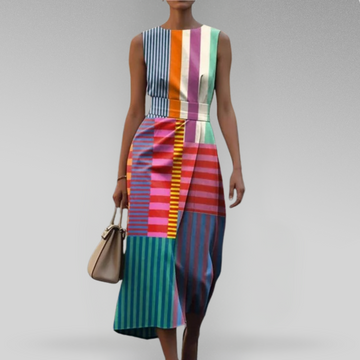 Tiffany | Printed Sleeveless Dress