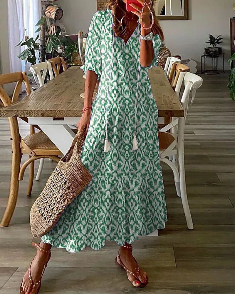 Sophie™ | Boho Tummy-Coverage Summer Dress