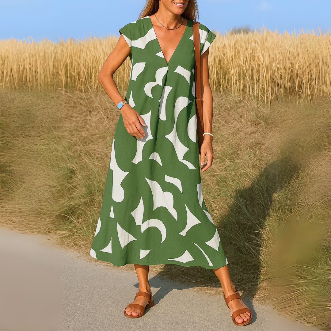 Valérie™ | Airy dress with V-neckline