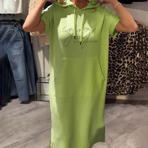 Ebba™ | Relaxed dress with hood and feminine fit