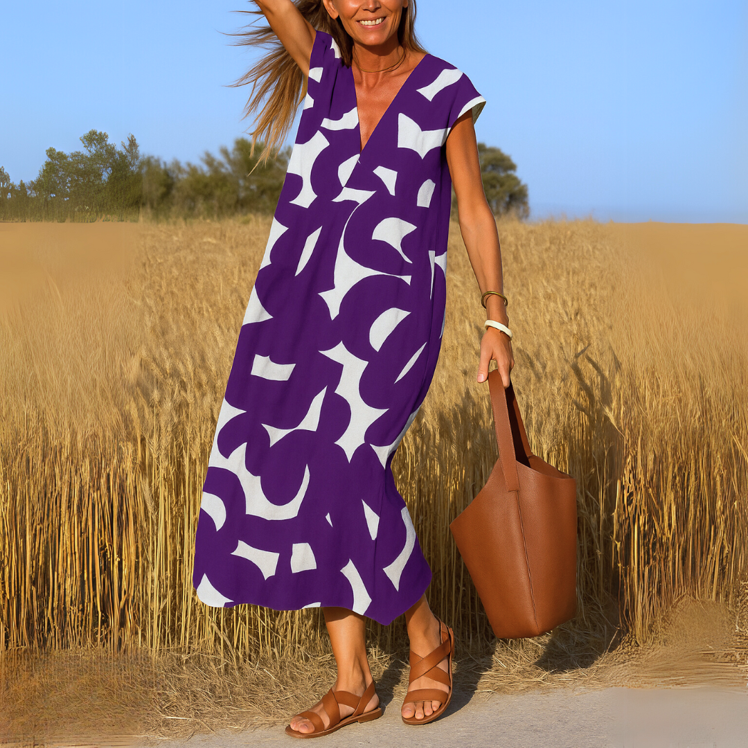 Valérie™ | Airy dress with V-neckline