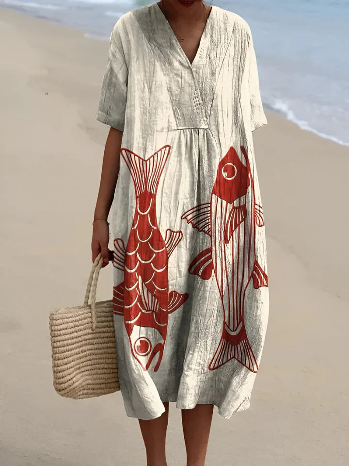Imelda | Elegant geometric dress