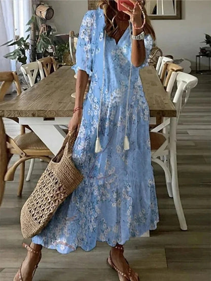 Sophie™ | Boho Tummy-Coverage Summer Dress