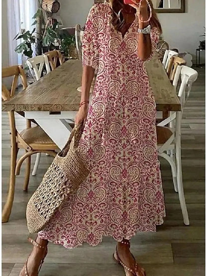 Sophie™ | Boho Tummy-Coverage Summer Dress